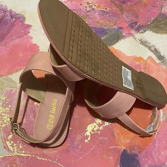 💥DB Lucita adjustable Buckle closure Open Toe Ankle Strap sandals size :… - Picture 8 of 12